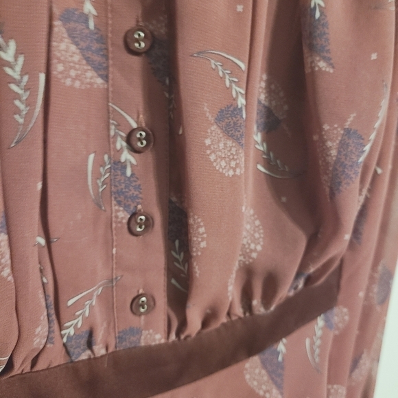 Modcloth | Women's Just My Typist Long Sleeve Sheer Shirtdress (Size XS) - Picture 8 of 16